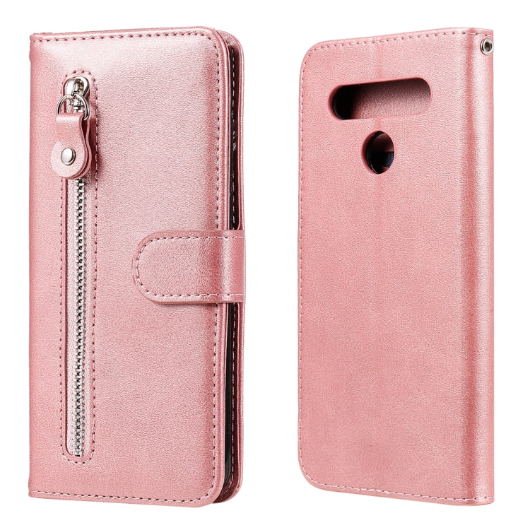 Fashion Calf Texture Zipper Horizontal Flip Leather Case with Holder & Card Slots & Wallet, For OPPO Realme C15 / C12, For OPPO Reno4 Pro 5G, For OPPO Reno4 5G, For LG K41S / K51S, For LG Velvet, For Motorola Moto G9 Play / Moto E7 Plus