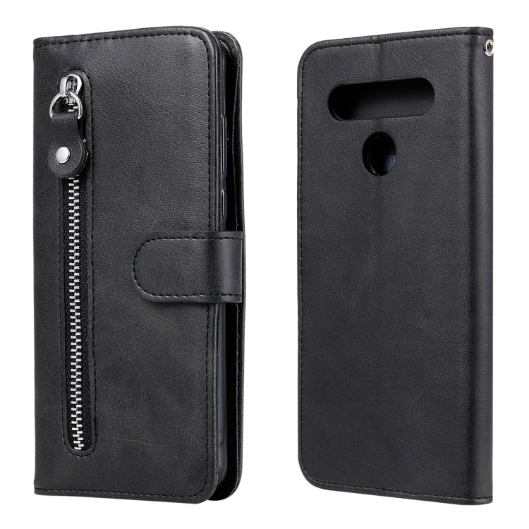 Fashion Calf Texture Zipper Horizontal Flip Leather Case with Holder & Card Slots & Wallet, For OPPO Realme C15 / C12, For OPPO Reno4 Pro 5G, For OPPO Reno4 5G, For LG K41S / K51S, For LG Velvet, For Motorola Moto G9 Play / Moto E7 Plus