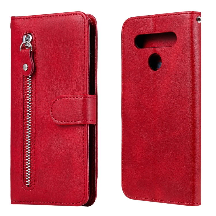 Fashion Calf Texture Zipper Horizontal Flip Leather Case with Holder & Card Slots & Wallet, For OPPO Realme C15 / C12, For OPPO Reno4 Pro 5G, For OPPO Reno4 5G, For LG K41S / K51S, For LG Velvet, For Motorola Moto G9 Play / Moto E7 Plus