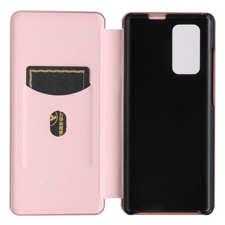 Carbon Fiber Texture Magnetic Horizontal Flip TPU + PC + PU Leather Case with Card Slot, For LG Wing 5G, For LG Wing 5G with Buckle, For OPPO A72 5G, For OPPO A15