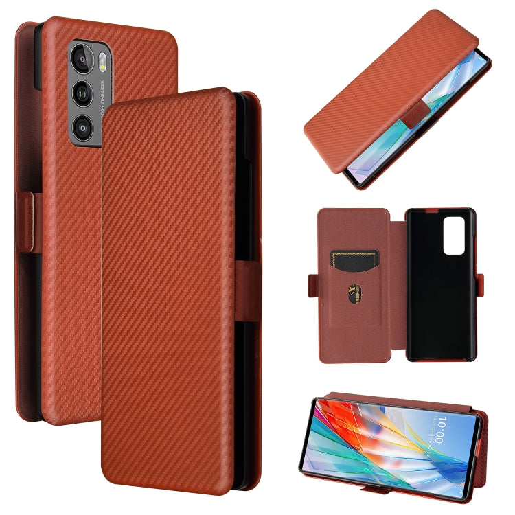 Carbon Fiber Texture Magnetic Horizontal Flip TPU + PC + PU Leather Case with Card Slot, For LG Wing 5G, For LG Wing 5G with Buckle, For OPPO A72 5G, For OPPO A15