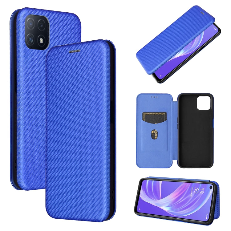 Carbon Fiber Texture Magnetic Horizontal Flip TPU + PC + PU Leather Case with Card Slot, For LG Wing 5G, For LG Wing 5G with Buckle, For OPPO A72 5G, For OPPO A15