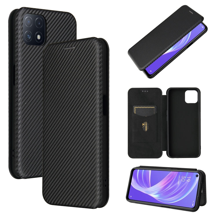 Carbon Fiber Texture Magnetic Horizontal Flip TPU + PC + PU Leather Case with Card Slot, For LG Wing 5G, For LG Wing 5G with Buckle, For OPPO A72 5G, For OPPO A15