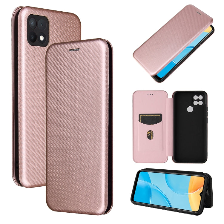 Carbon Fiber Texture Magnetic Horizontal Flip TPU + PC + PU Leather Case with Card Slot, For LG Wing 5G, For LG Wing 5G with Buckle, For OPPO A72 5G, For OPPO A15