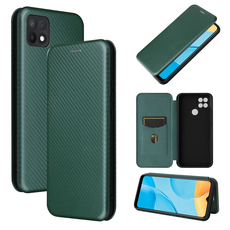 Carbon Fiber Texture Magnetic Horizontal Flip TPU + PC + PU Leather Case with Card Slot, For LG Wing 5G, For LG Wing 5G with Buckle, For OPPO A72 5G, For OPPO A15