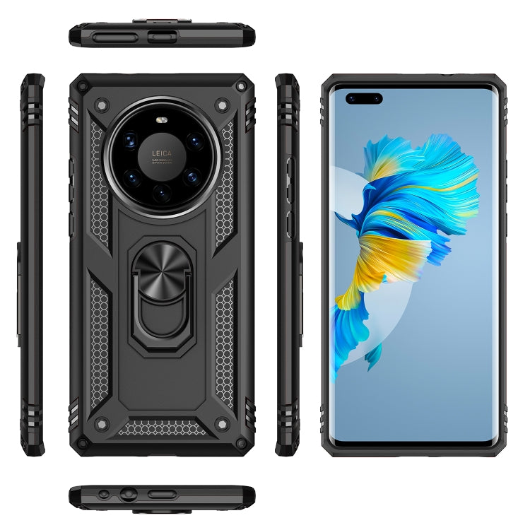 Shockproof TPU + PC Protective Case with 360 Degree Rotating Holder, For Huawei Mate 40 Pro+, For Huawei Mate 40