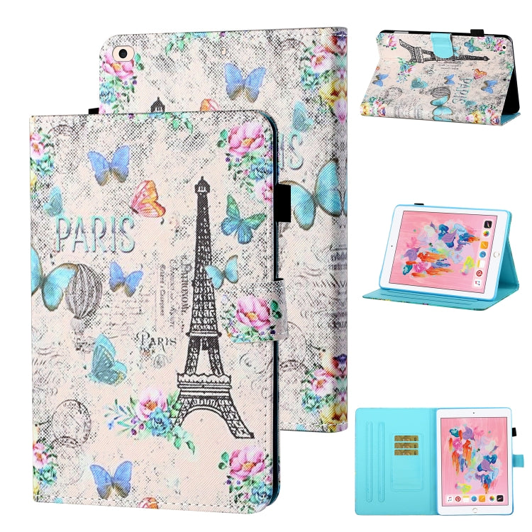 Coloured Drawing Stitching Horizontal Flip Leather Case with Holder & Card Slot & Sleep / Wake-up Function, For iPad Pro 11 (2020) / (2018), For iPad 10.2 2021 / 2020 / 2019 / Air (2019), For iPad Air / Air 2 / 9.7 (2017) & (2018)