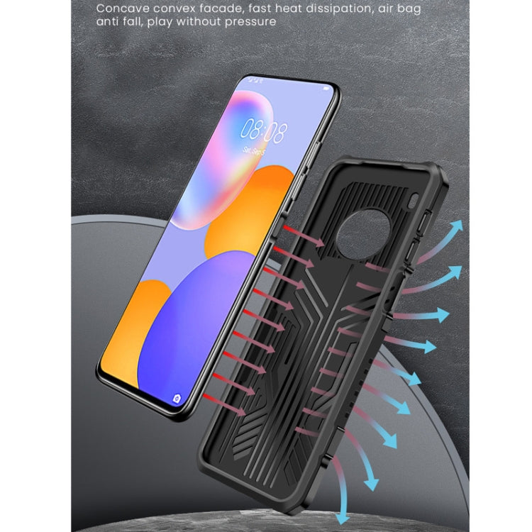 Vanguard Warrior All Inclusive Double-color Shockproof TPU + PC Protective Case with Holder, For Huawei Y7p, For Motorola Moto G8 Power Lite, For Motorola Moto G9 Play, For Motorola Moto G9 Plus, For Motorola Moto E (2020)