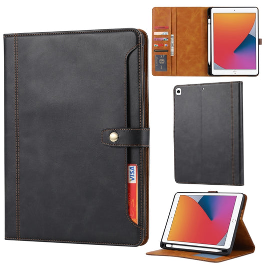 Calf Texture Double Fold Clasp Horizontal Flip Leather Case with Photo Frame & Holder & Card Slots & Wallet, For iPad 10.2, For iPad Pro 10.5, For iPad 9.7 (2018/2017) / Air 2, For iPad mini 5 / mini 4 / mini 3, For iPad Pro 11 inch (2020)�������������...