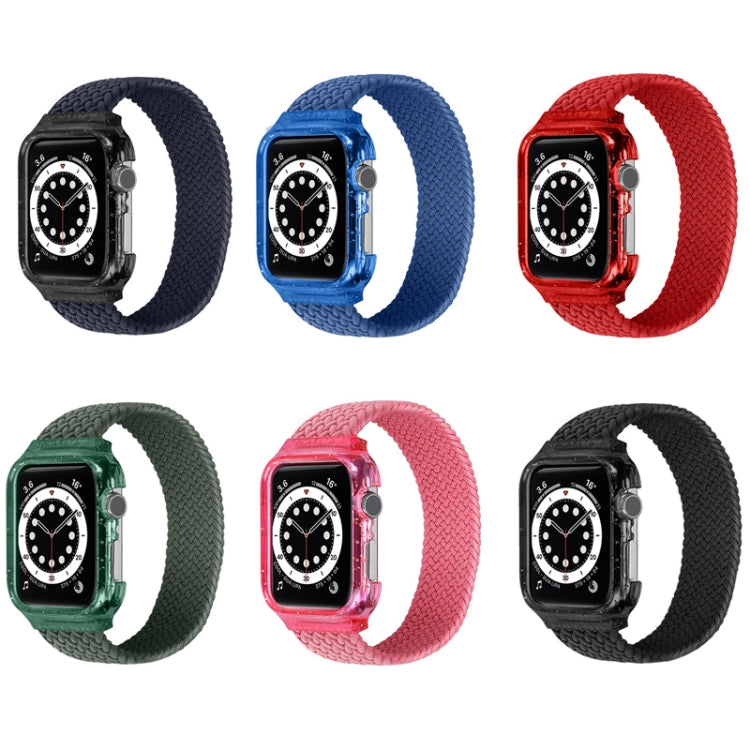 Weave Replacement Wrist Strap Watchbands with Frame For Apple Watch Series 6 & SE & 5 & 4 40mm / 3 & 2 & 1 38mm, 128mm, 135mm, 140mm, 145mm