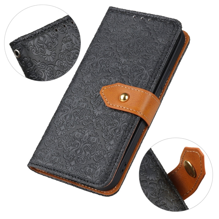 European Floral Embossed Copper Buckle Horizontal Flip PU Leather Case with Holder & Card Slots & Wallet & Photo Frame, For Xiaomi Mi 10 Lite 5G, For Xiaomi Mi 10T Lite 5G, For Sony Xperia L4, For Xiaomi Mi 10T & 10T Pro, For Sony Xperia 1 II