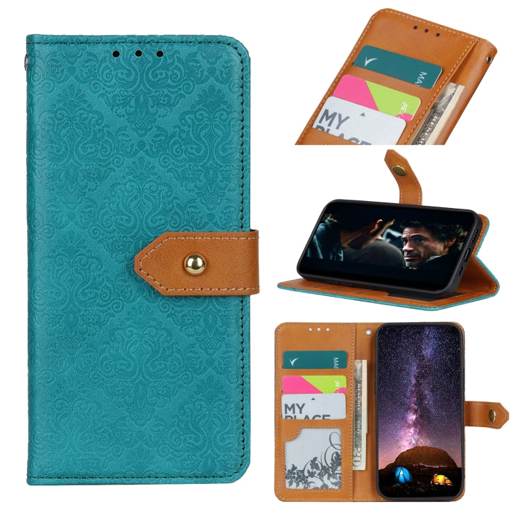European Floral Embossed Copper Buckle Horizontal Flip PU Leather Case with Holder & Card Slots & Wallet & Photo Frame, For Motorola Moto Edge, For Motorola Moto G Fast, For OnePlus 9, For OnePlus Nord