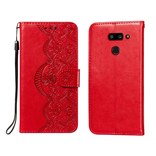 Flower Vine Embossing Pattern Horizontal Flip Leather Case with Card Slot & Holder & Wallet & Lanyard, For LG G8 ThinQ, For LG G9, For LG K41S / K51S, For LG Stylo 4, For LG Stylo 5, For LG Stylo 6