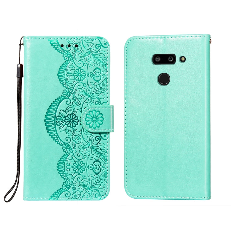 Flower Vine Embossing Pattern Horizontal Flip Leather Case with Card Slot & Holder & Wallet & Lanyard, For LG G8 ThinQ, For LG G9, For LG K41S / K51S, For LG Stylo 4, For LG Stylo 5, For LG Stylo 6