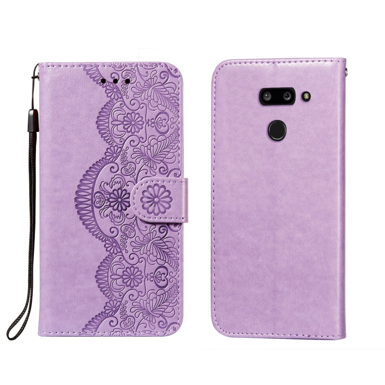 Flower Vine Embossing Pattern Horizontal Flip Leather Case with Card Slot & Holder & Wallet & Lanyard, For LG G8 ThinQ, For LG G9, For LG K41S / K51S, For LG Stylo 4, For LG Stylo 5, For LG Stylo 6