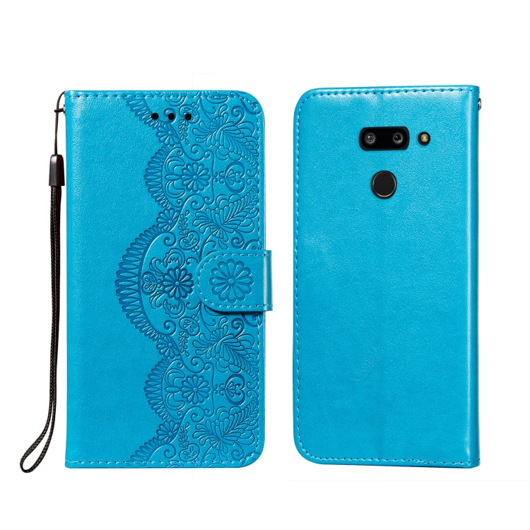 Flower Vine Embossing Pattern Horizontal Flip Leather Case with Card Slot & Holder & Wallet & Lanyard, For LG G8 ThinQ, For LG G9, For LG K41S / K51S, For LG Stylo 4, For LG Stylo 5, For LG Stylo 6