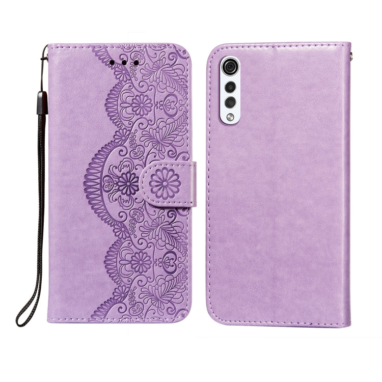 Flower Vine Embossing Pattern Horizontal Flip Leather Case with Card Slot & Holder & Wallet & Lanyard, For LG G8 ThinQ, For LG G9, For LG K41S / K51S, For LG Stylo 4, For LG Stylo 5, For LG Stylo 6