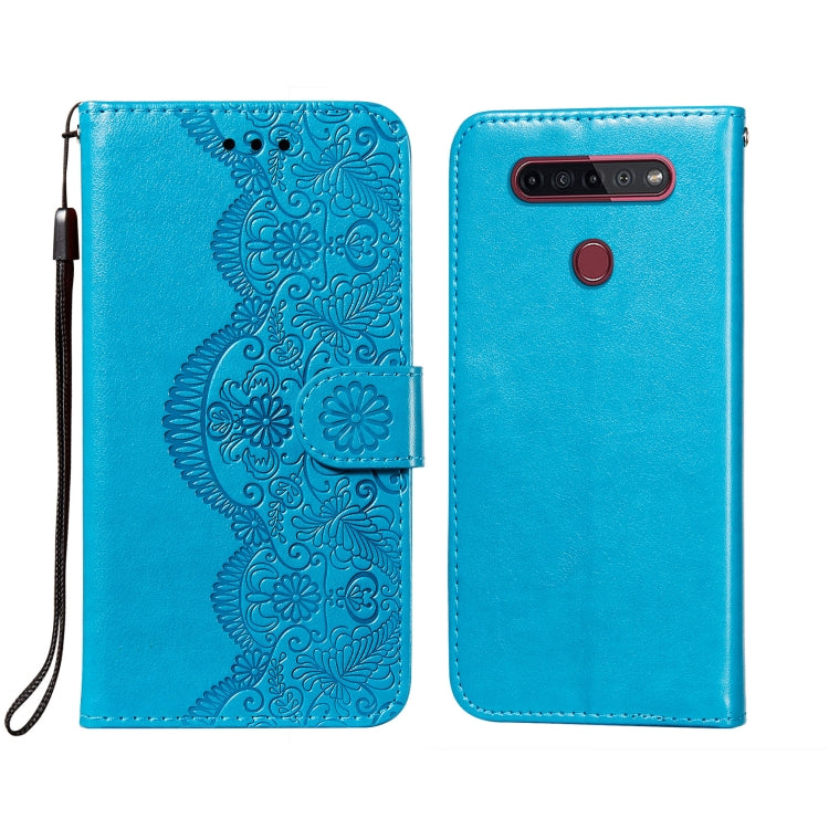 Flower Vine Embossing Pattern Horizontal Flip Leather Case with Card Slot & Holder & Wallet & Lanyard, For LG G8 ThinQ, For LG G9, For LG K41S / K51S, For LG Stylo 4, For LG Stylo 5, For LG Stylo 6