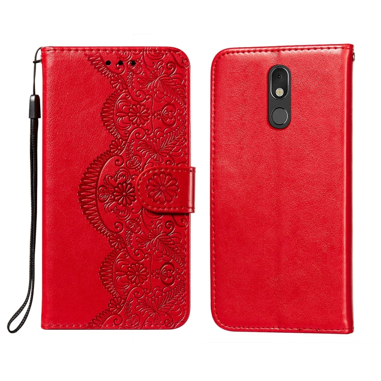 Flower Vine Embossing Pattern Horizontal Flip Leather Case with Card Slot & Holder & Wallet & Lanyard, For LG G8 ThinQ, For LG G9, For LG K41S / K51S, For LG Stylo 4, For LG Stylo 5, For LG Stylo 6