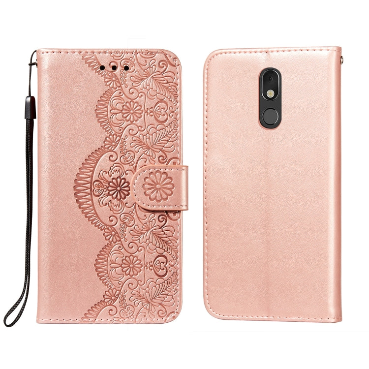 Flower Vine Embossing Pattern Horizontal Flip Leather Case with Card Slot & Holder & Wallet & Lanyard, For LG G8 ThinQ, For LG G9, For LG K41S / K51S, For LG Stylo 4, For LG Stylo 5, For LG Stylo 6