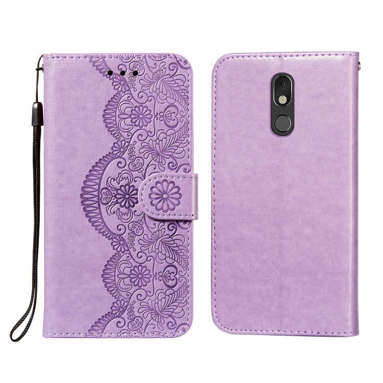 Flower Vine Embossing Pattern Horizontal Flip Leather Case with Card Slot & Holder & Wallet & Lanyard, For LG G8 ThinQ, For LG G9, For LG K41S / K51S, For LG Stylo 4, For LG Stylo 5, For LG Stylo 6