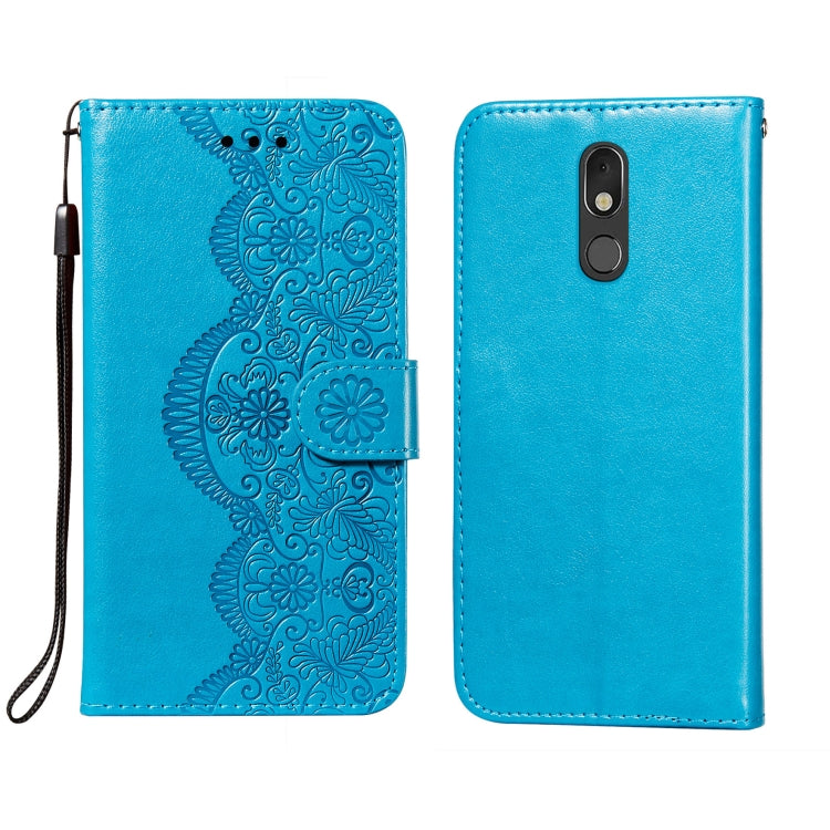 Flower Vine Embossing Pattern Horizontal Flip Leather Case with Card Slot & Holder & Wallet & Lanyard, For LG G8 ThinQ, For LG G9, For LG K41S / K51S, For LG Stylo 4, For LG Stylo 5, For LG Stylo 6