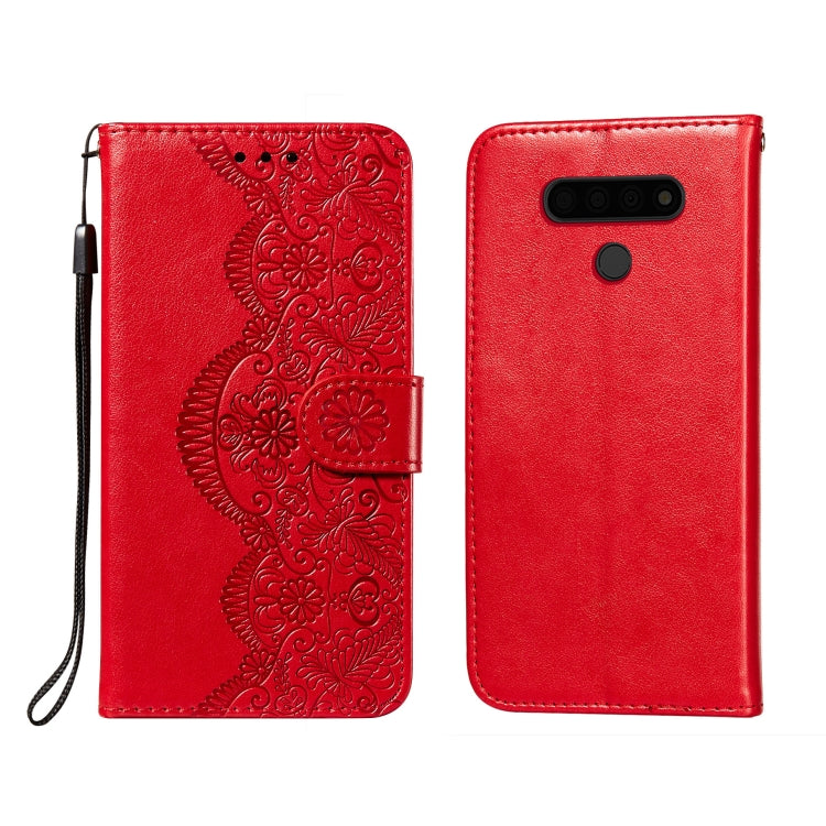 Flower Vine Embossing Pattern Horizontal Flip Leather Case with Card Slot & Holder & Wallet & Lanyard, For LG G8 ThinQ, For LG G9, For LG K41S / K51S, For LG Stylo 4, For LG Stylo 5, For LG Stylo 6