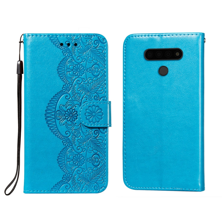 Flower Vine Embossing Pattern Horizontal Flip Leather Case with Card Slot & Holder & Wallet & Lanyard, For LG G8 ThinQ, For LG G9, For LG K41S / K51S, For LG Stylo 4, For LG Stylo 5, For LG Stylo 6