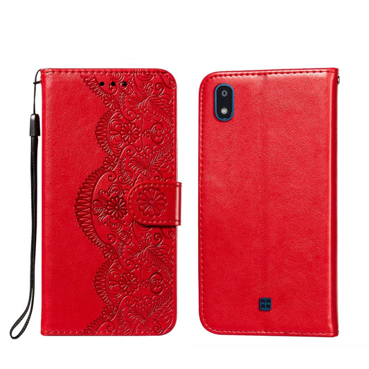 Flower Vine Embossing Pattern Horizontal Flip Leather Case with Card Slot & Holder & Wallet & Lanyard, For LG K20, For LG K30, For LG K31, For LG K40S, For LG K50S, For LG K50