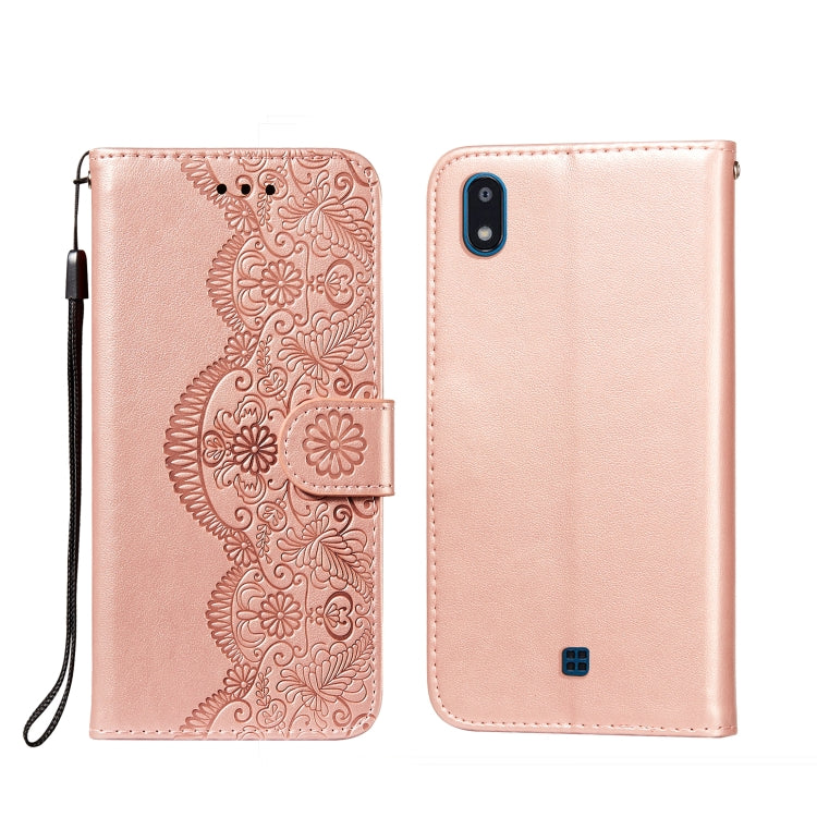 Flower Vine Embossing Pattern Horizontal Flip Leather Case with Card Slot & Holder & Wallet & Lanyard, For LG K20, For LG K30, For LG K31, For LG K40S, For LG K50S, For LG K50