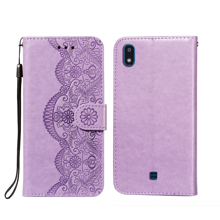 Flower Vine Embossing Pattern Horizontal Flip Leather Case with Card Slot & Holder & Wallet & Lanyard, For LG K20, For LG K30, For LG K31, For LG K40S, For LG K50S, For LG K50