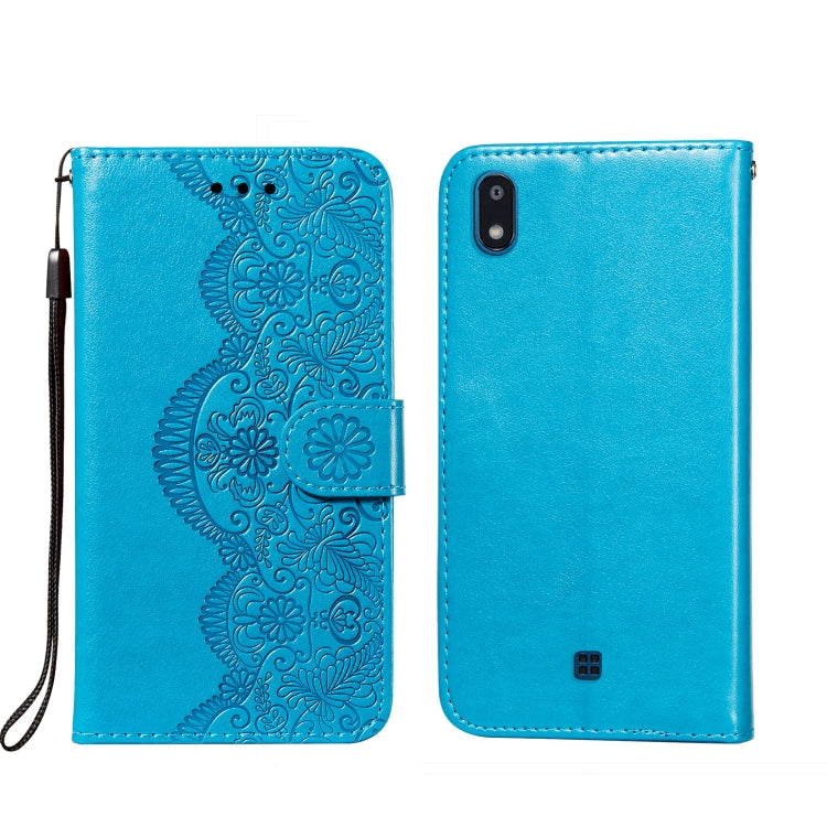 Flower Vine Embossing Pattern Horizontal Flip Leather Case with Card Slot & Holder & Wallet & Lanyard, For LG K20, For LG K30, For LG K31, For LG K40S, For LG K50S, For LG K50