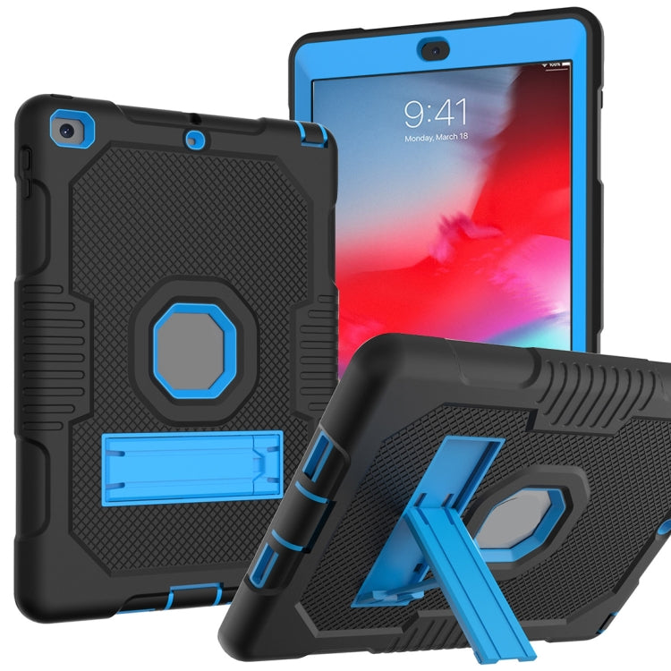 Contrast Color Robot Shockproof Silicone + PC Protective Case with Holder, For iPad Pro 12.9 inch (2018/2020), For iPad mini 5 & 4, For iPad 9.7 (2017/2018), For Samsung Galaxy Tab S6 Lite P610