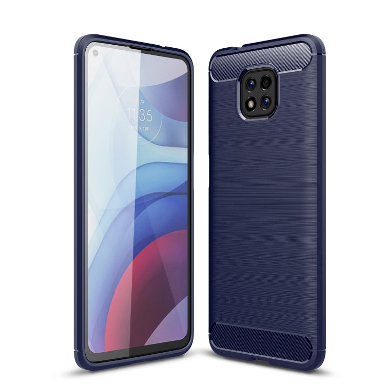 Brushed Texture Carbon Fiber TPU Case, For LG Stylo 7 4G, For LG Stylo 7 5G, For Motorola Moto G Power (2021)