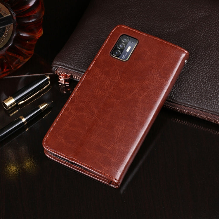 idewei Crazy Horse Texture Horizontal Flip Leather Case with Holder & Card Slots & Wallet, For HTC Desire 21 Pro 5G, For Motorola Moto One 5G Ace, For OPPO A55, For OPPO Realme V15