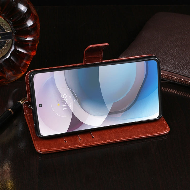 idewei Crazy Horse Texture Horizontal Flip Leather Case with Holder & Card Slots & Wallet