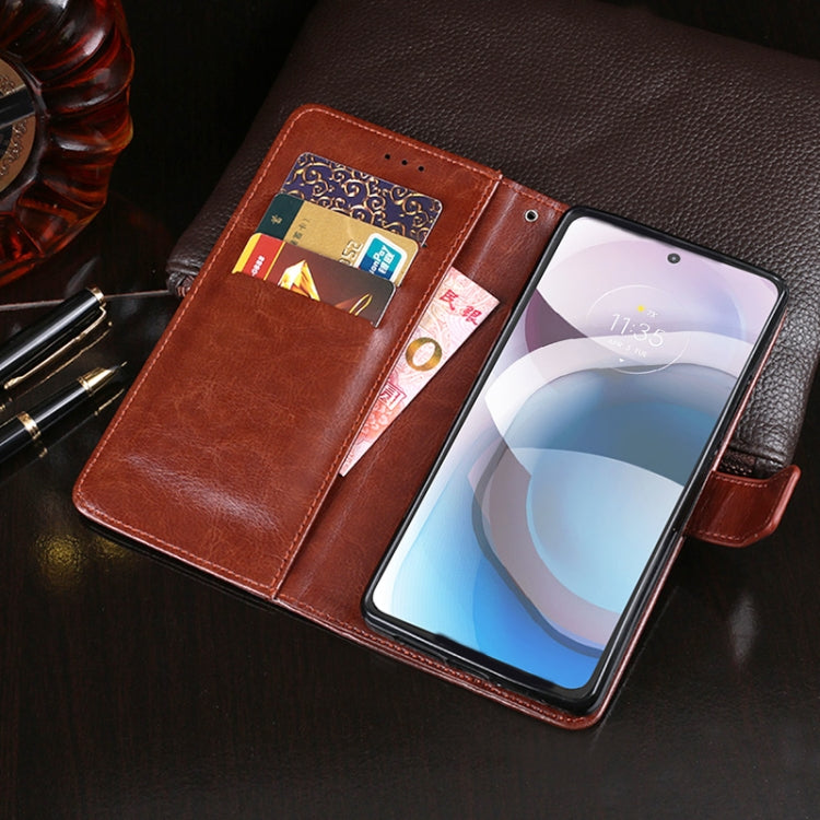 idewei Crazy Horse Texture Horizontal Flip Leather Case with Holder & Card Slots & Wallet