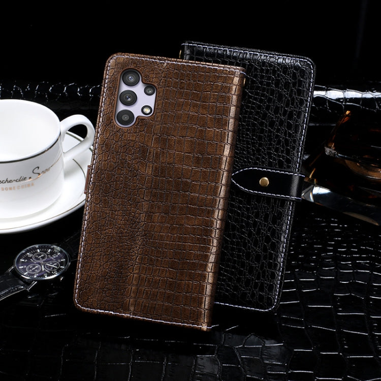 idewei Crocodile Texture Horizontal Flip Leather Case with Holder & Card Slots & Wallet, For Samsung Galaxy A32 5G, For vivo Y20A, For vivo Y31s, For vivo Y51