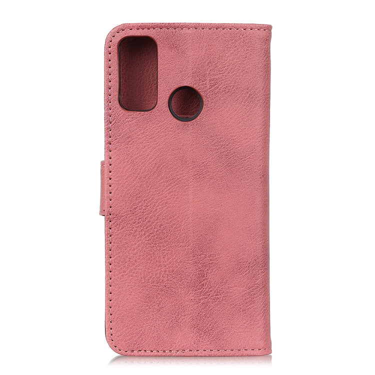 KHAZNEH Cowhide Texture Horizontal Flip Leather Case with Holder & Card Slots & Wallet, For Motorola Moto G30