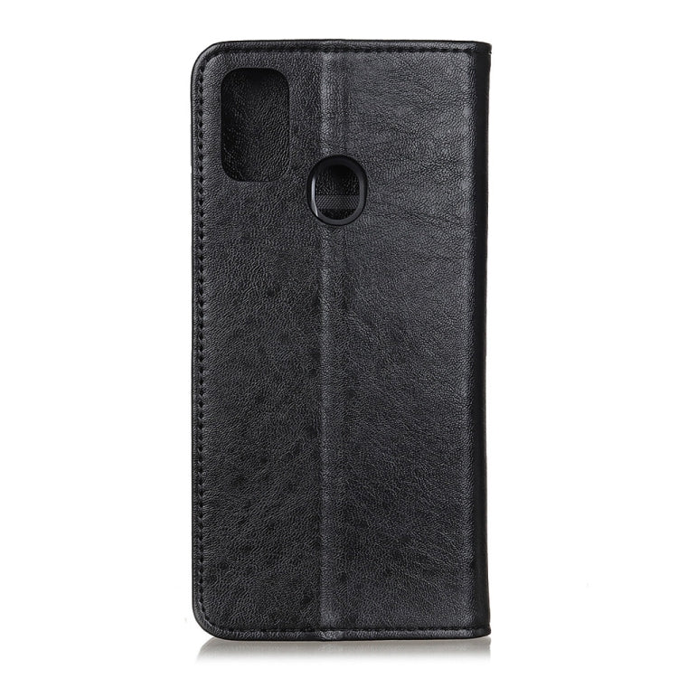 Magnetic Crazy Horse Texture Horizontal Flip Leather Case with Holder & Card Slots & Wallet, For Motorola Moto G30