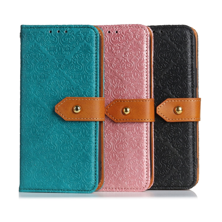 European Floral Embossed Copper Buckle Horizontal Flip PU Leather Case with Holder & Card Slots & Wallet & Photo Frame, For Motorola Moto G30 / G20 / G10 4G / Lenovo K13 Pro / K13 Note