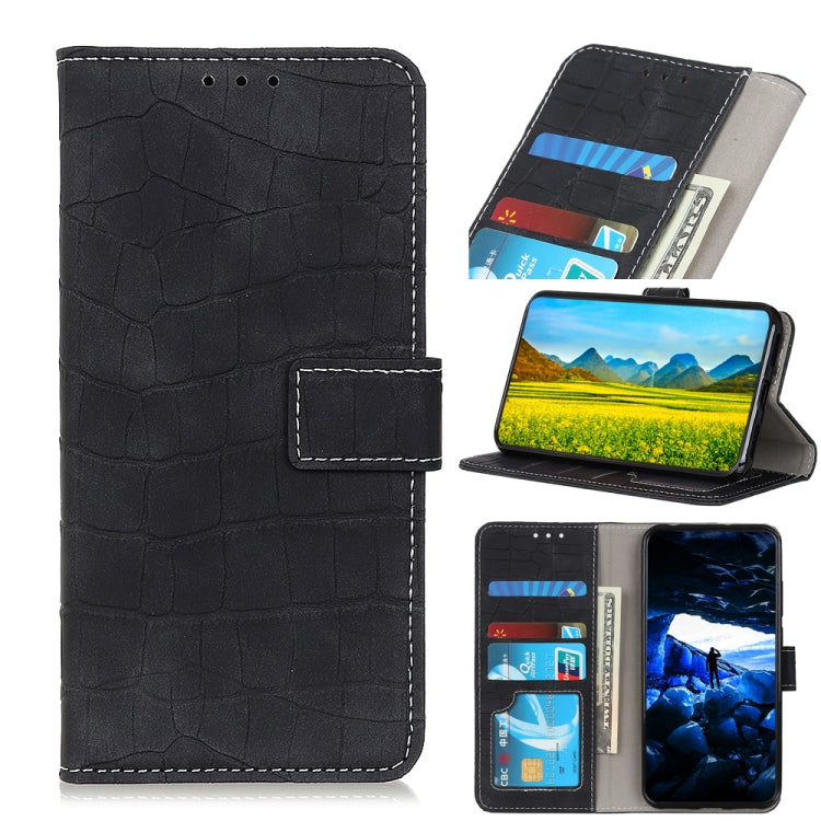 Crocodile Texture Horizontal Flip Leather Case with Holder & Card Slots & Wallet, For LG K53, For Motorola Moto G30 / G20 / G10 4G / Lenovo K13 Pro / K13 Note