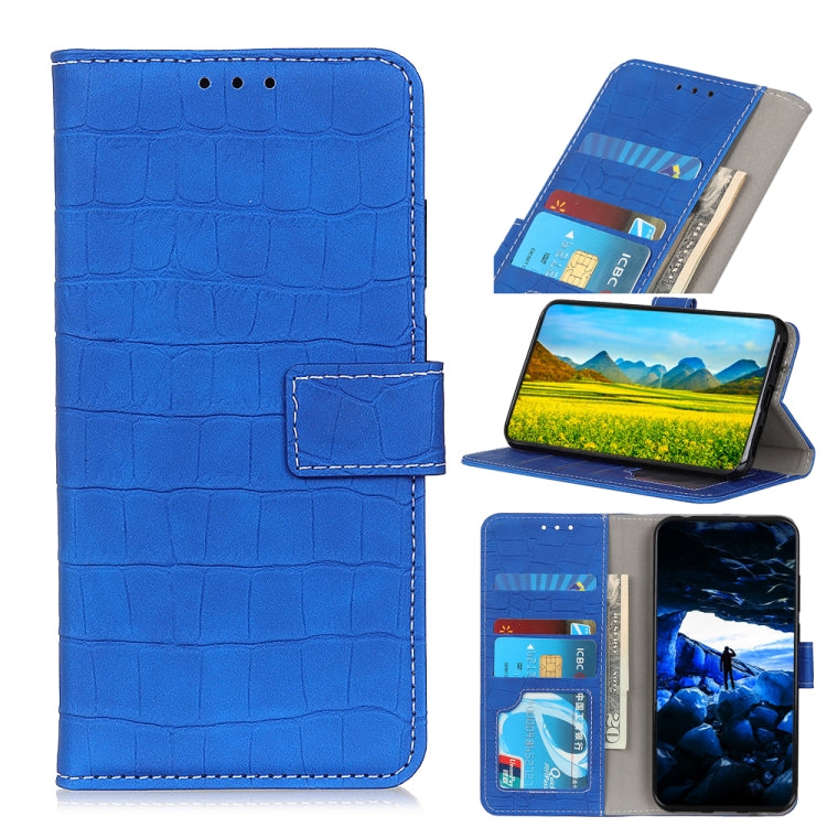 Crocodile Texture Horizontal Flip Leather Case with Holder & Card Slots & Wallet, For LG K53, For Motorola Moto G30 / G20 / G10 4G / Lenovo K13 Pro / K13 Note