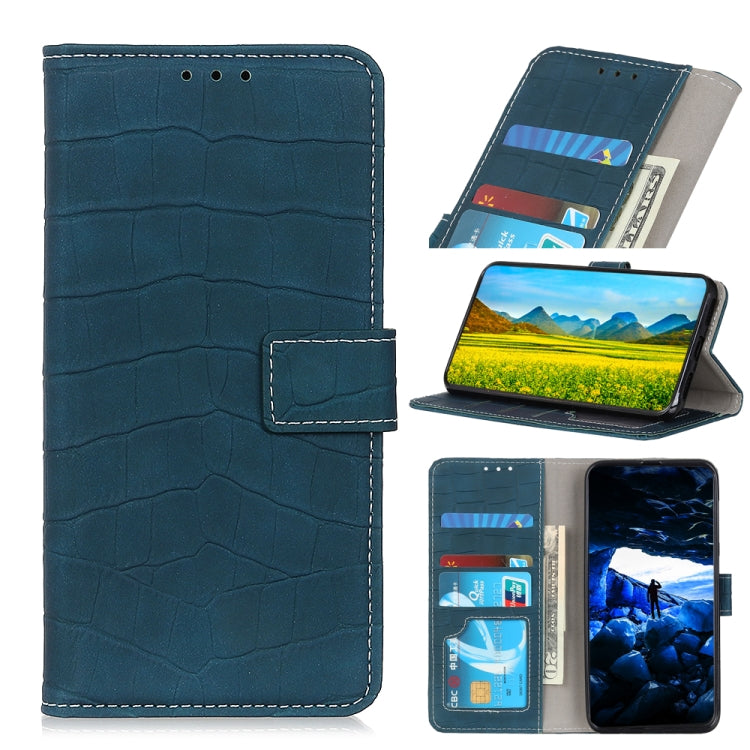 Crocodile Texture Horizontal Flip Leather Case with Holder & Card Slots & Wallet, For LG K53, For Motorola Moto G30 / G20 / G10 4G / Lenovo K13 Pro / K13 Note