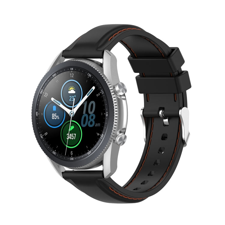 22mm Silicone Replacement Strap Watchband, For Samsung Galaxy Watch 3 45mm / Gear S3