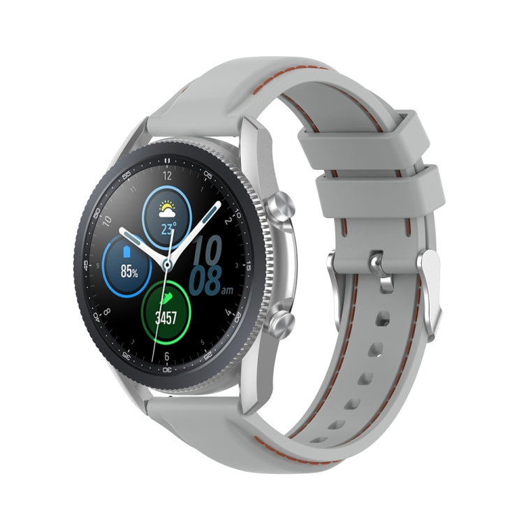 22mm Silicone Replacement Strap Watchband, For Samsung Galaxy Watch 3 45mm / Gear S3