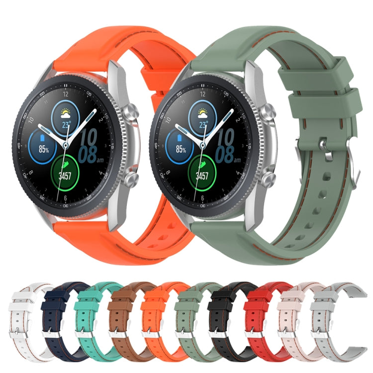 22mm Silicone Replacement Strap Watchband, For Samsung Galaxy Watch 3 45mm / Gear S3