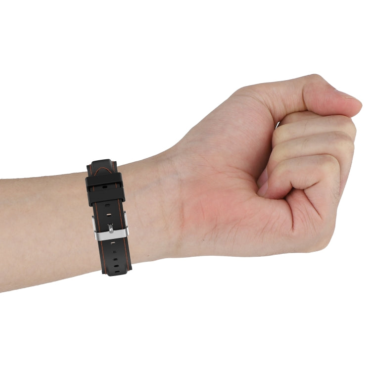 22mm Silicone Replacement Strap Watchband, For Samsung Galaxy Watch 3 45mm / Gear S3