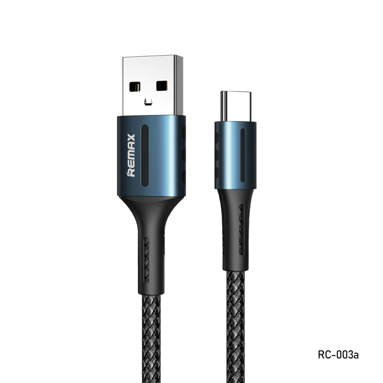 Remax 2.4A Barrett Series Charging Data Cable, Length: 1m, Type-C, 8 Pin