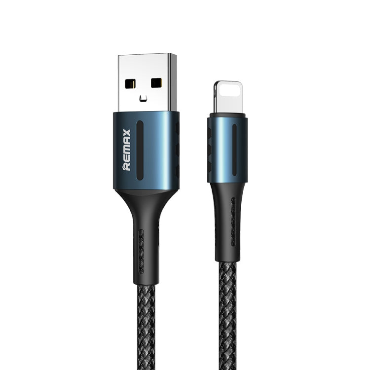 Remax 2.4A Barrett Series Charging Data Cable, Length: 1m, Type-C, 8 Pin